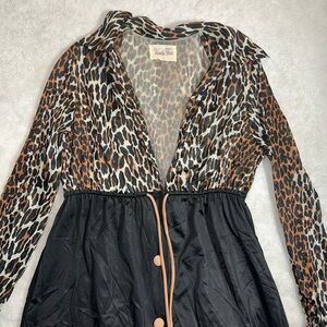 Vanity Fair Animal Print Blouse